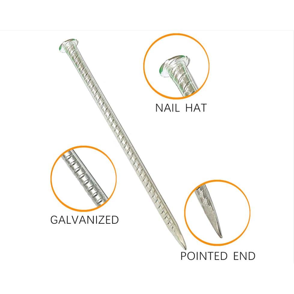 Wellco 0.5 in. x 24 in. Round Cap Rebar Stakes Extra Heavy-Duty, Ground Stakes Steel Stakes (20-Pack) (2)
