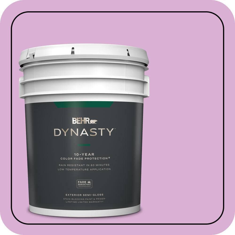 BEHR DYNASTY 5 gal. #P110-3 BFF Semi-Gloss Exterior Stain-Blocking Paint & Primer