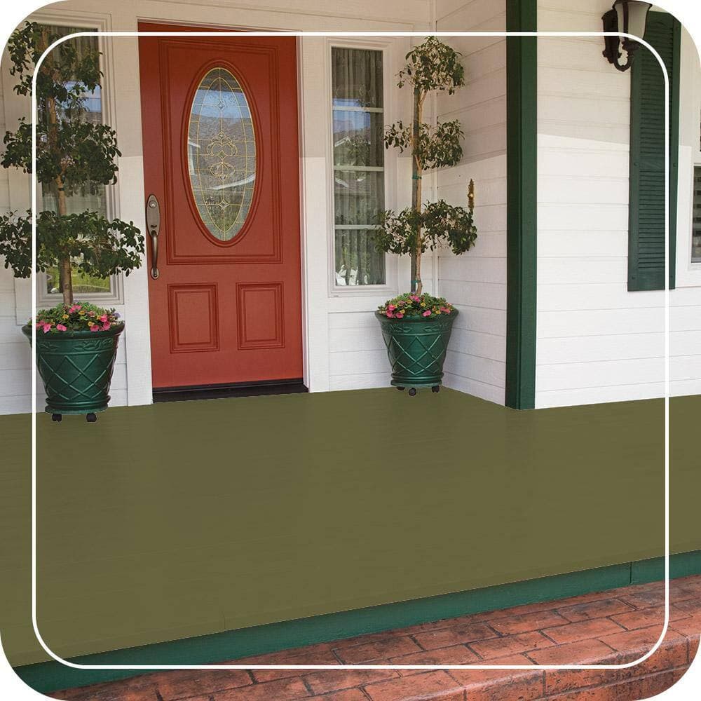 BEHR PREMIUM #S340-7A Low-Lustre Enamel Interior/Exterior Porch and Patio Floor Paint (2)