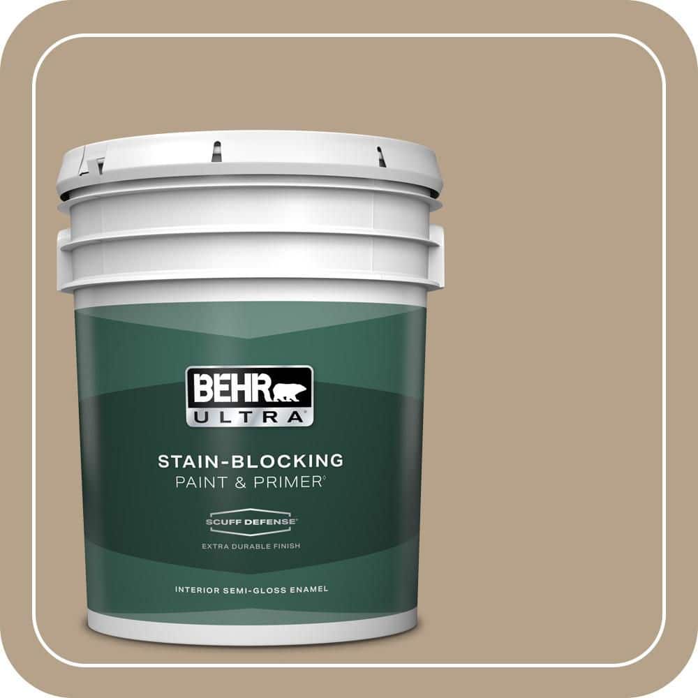 BEHR ULTRA 5 gal. #PPU7-06 Chateau Extra Durable Semi-Gloss Enamel Interior Paint & Primer