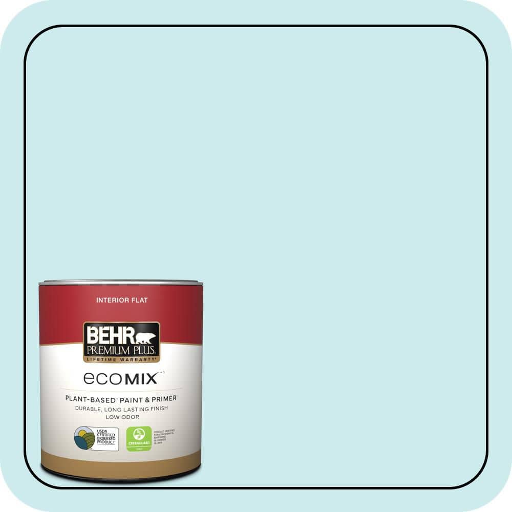 BEHR PREMIUM PLUS #520C-2 Fountain Spout Enamel EcoMix Plant-Based & Primer (1)