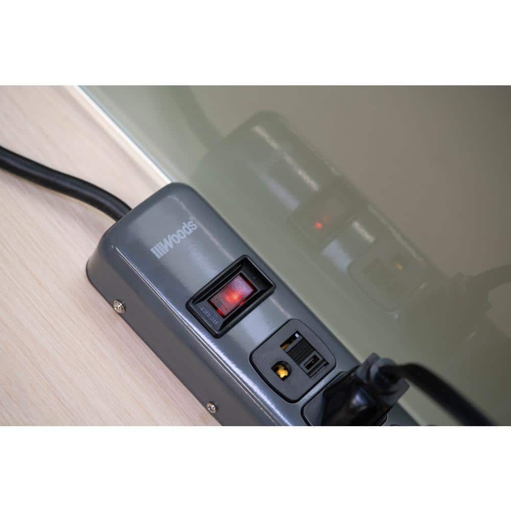 Woods 6-Outlet Metal Power Strip (3)