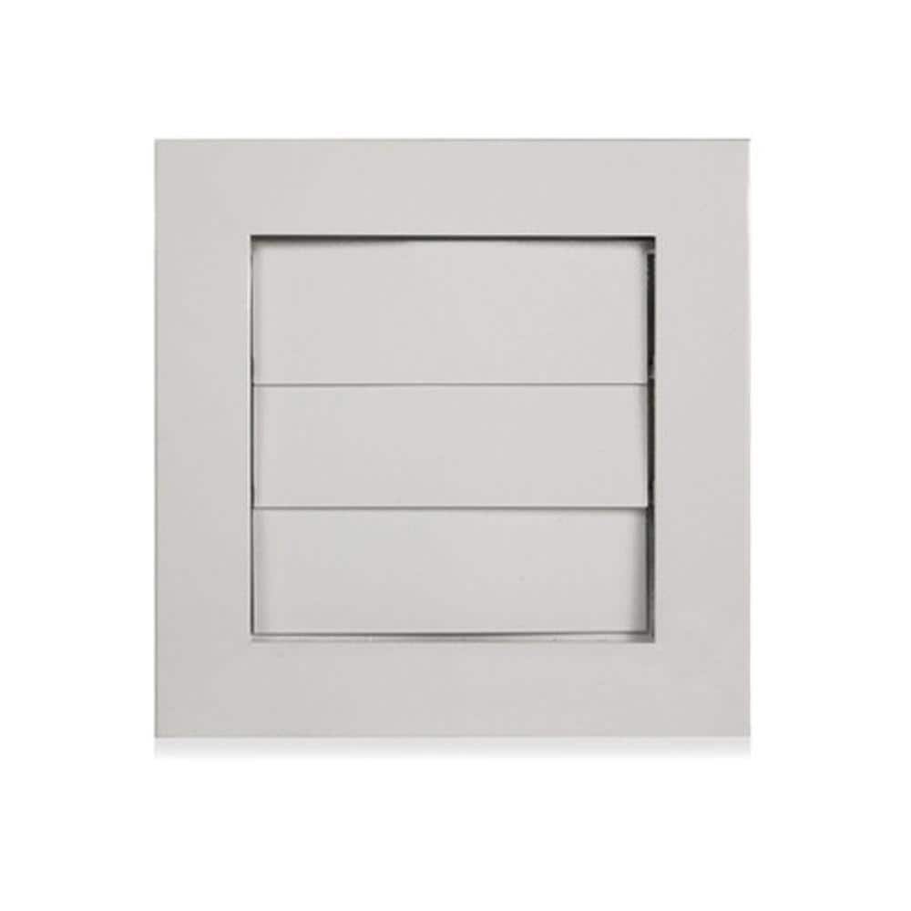 Architectural Grille 6.25 in. x 6.25 in. AG Dryer Aluminum Vent Cover in White Gloss