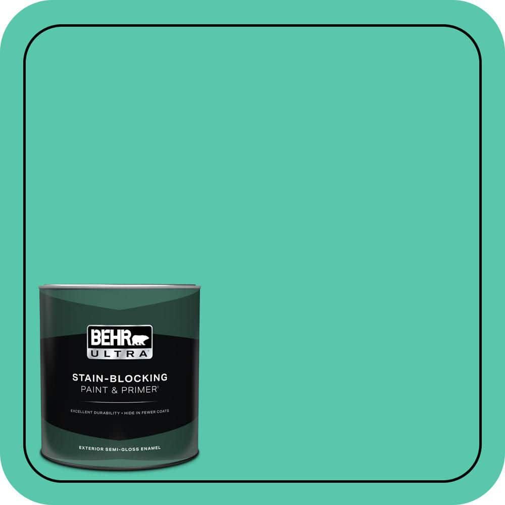 BEHR ULTRA 1 qt. #P430-4 Kauai Semi-Gloss Enamel Exterior Paint & Primer