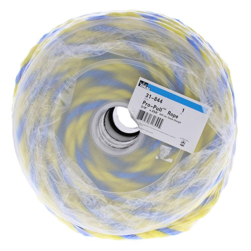 IDEAL 3/8 in. x 250 ft. Pro-Pull Polypropylene Rope (3)