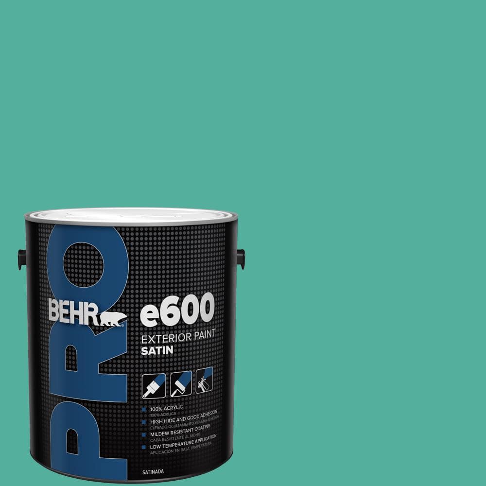 BEHR PRO 1 gal. #P440-5 Water Park Satin Exterior Paint