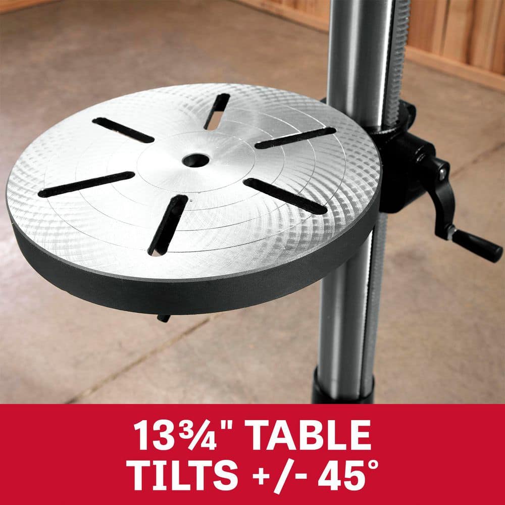 Jet 16-1/2 in. Floor Drill Press with Worklight, 3/4 HP, 115/230V 1Ph (JDP-17MF) 5/8 Chuck capacity (3)
