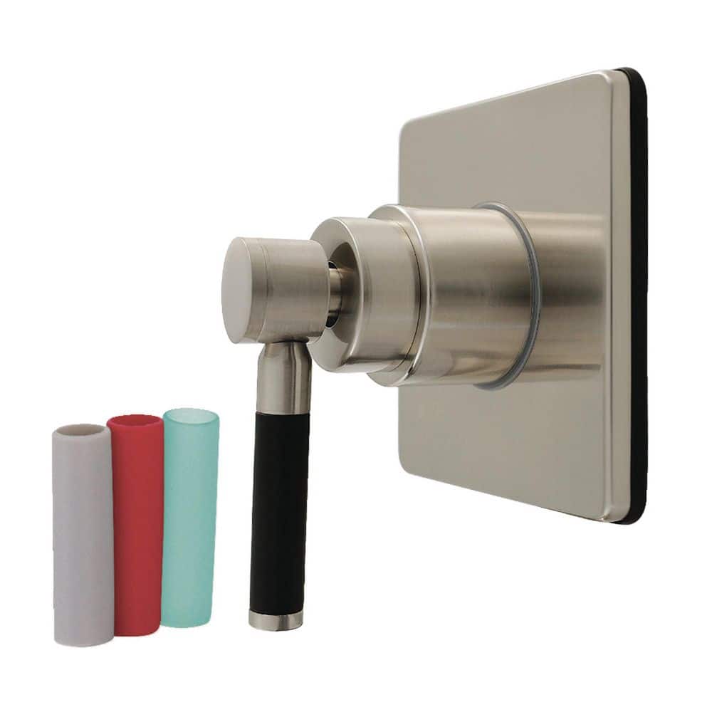 Kingston Brass Kaiser 3/4 in. Single-Handle 1-Hole Wall Mount 6-Way Diverter Valve with Trim Kit in Brushed Nickel (1)