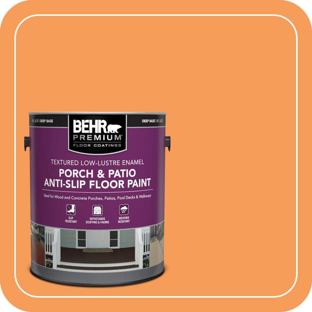 BEHR PREMIUM #P220-6 Textured Low-Lustre Enamel Interior/Exterior Porch and Patio Anti-Slip Floor Paint (1)