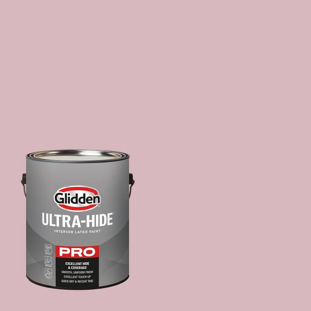 Glidden Ultra-Hide 1 gal. PPG1049-3 Nostalgia Satin Interior Paint (1)
