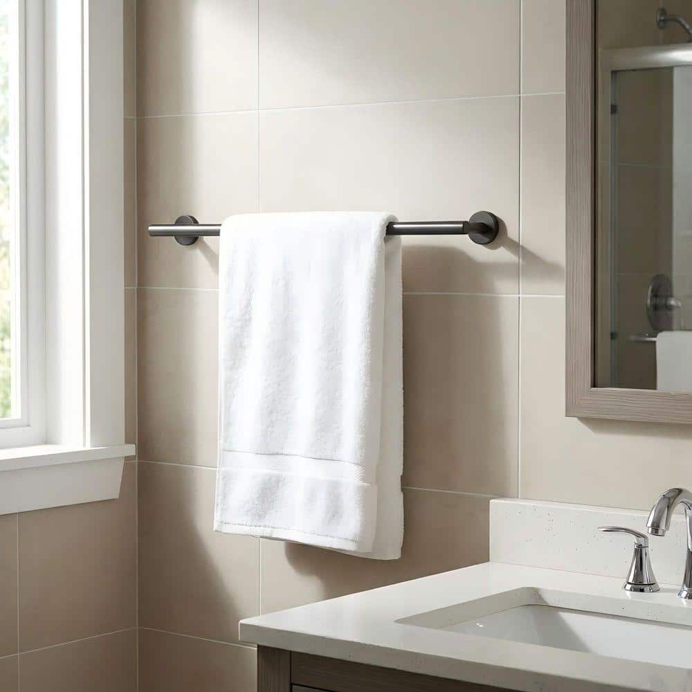 VEVETTA Wall Mounted Single Towel Bar (4)