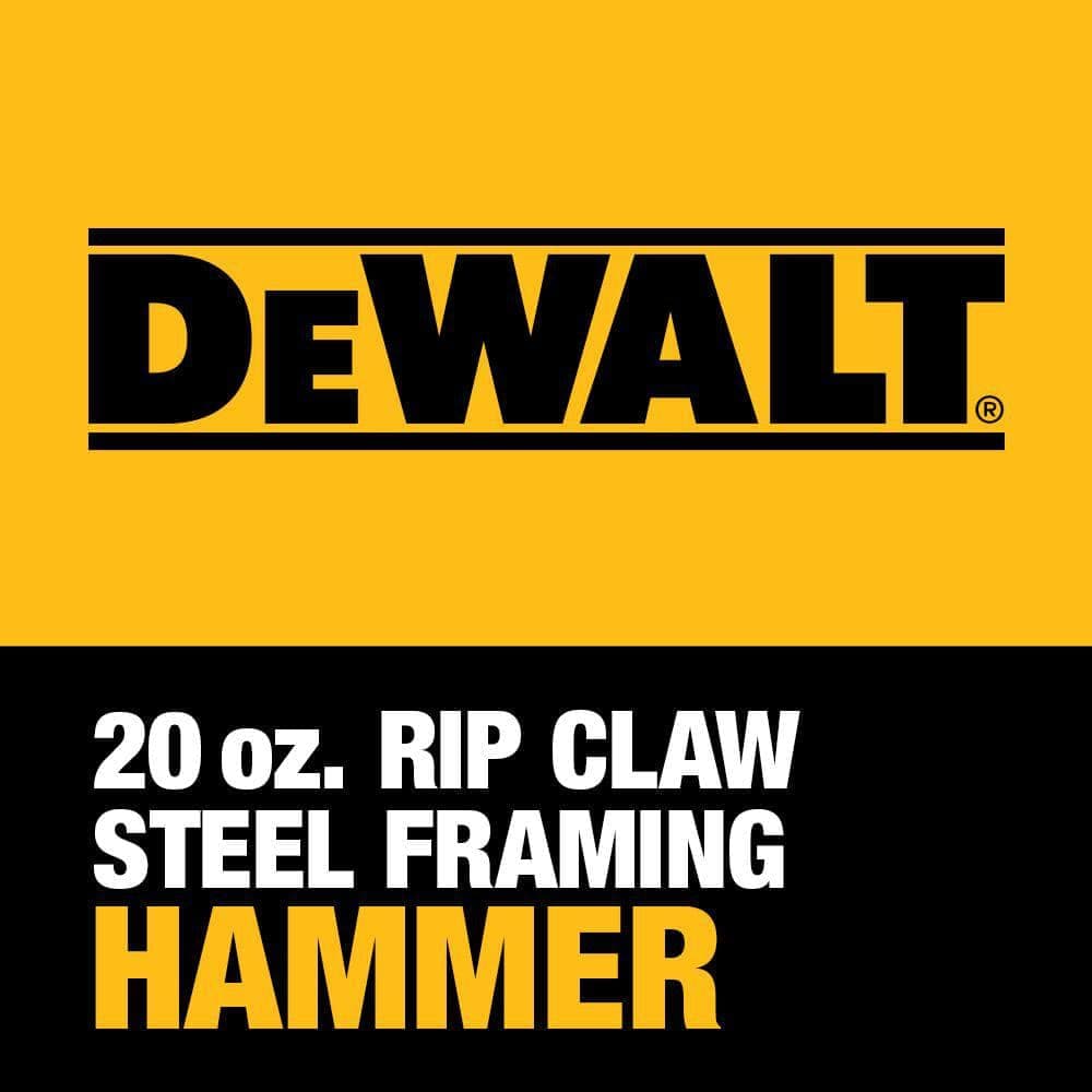 DEWALT 20 oz. Steel Rip Claw Nailing Hammer (3)