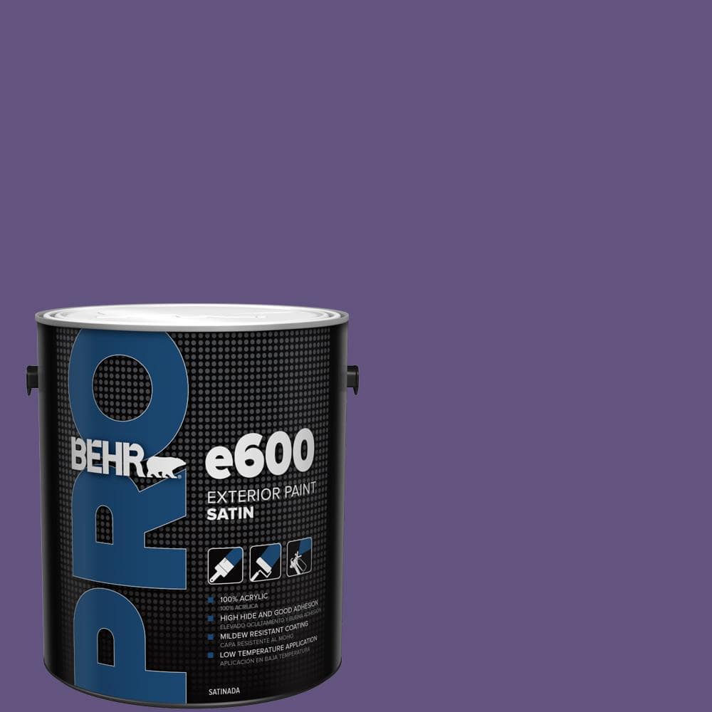 BEHR PRO 1 gal. #MQ4-28 Purple Sky Satin Exterior Paint