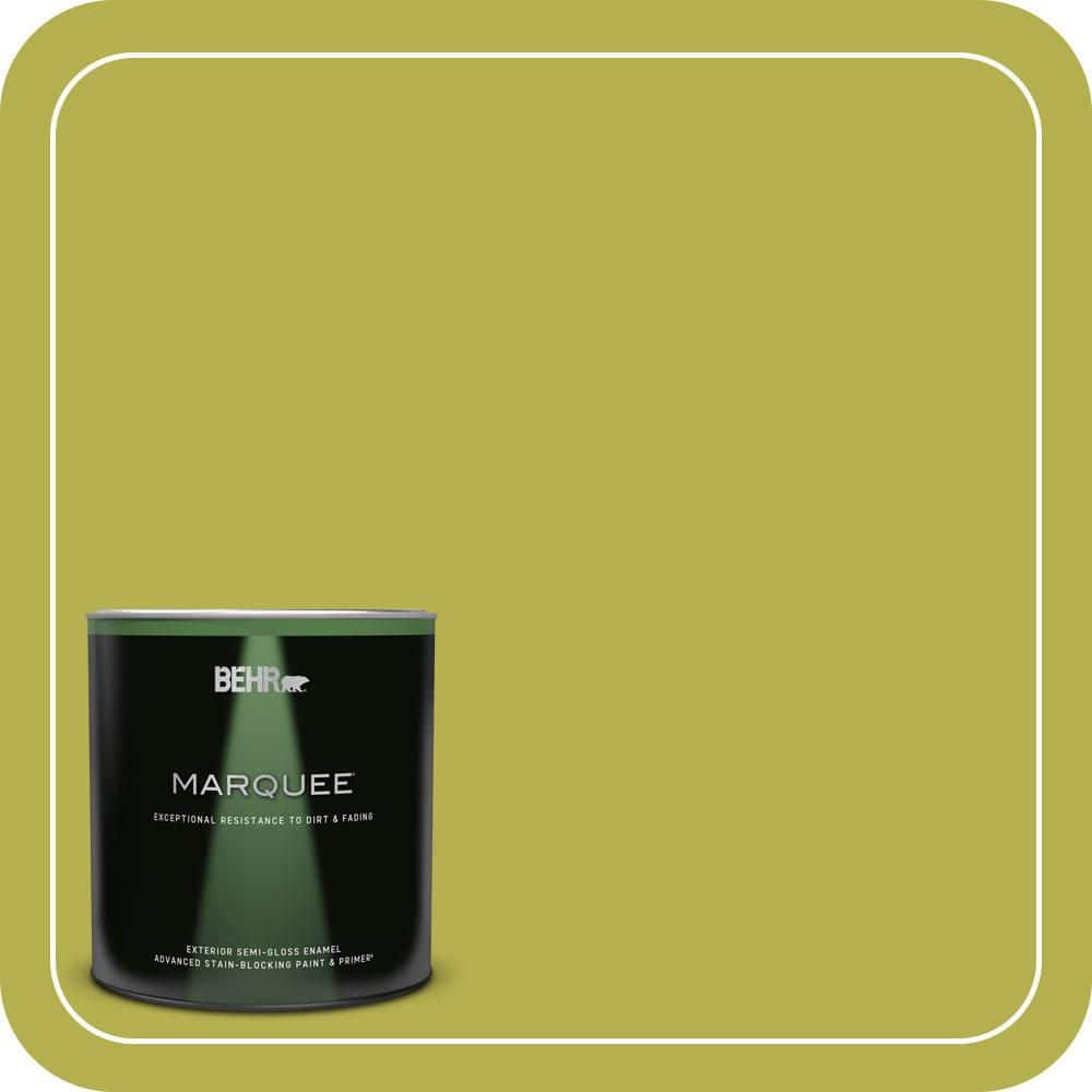 BEHR MARQUEE 1 qt. #P350-6 Laser Semi-Gloss Enamel Exterior Paint & Primer (1)