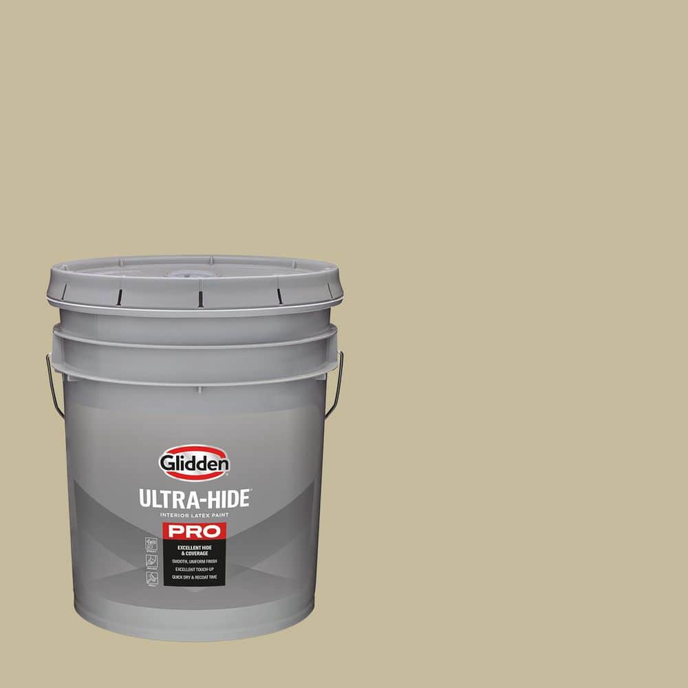 Glidden Ultra-Hide 5 gal. PPG1112-4 Beach Dune Satin Interior Paint