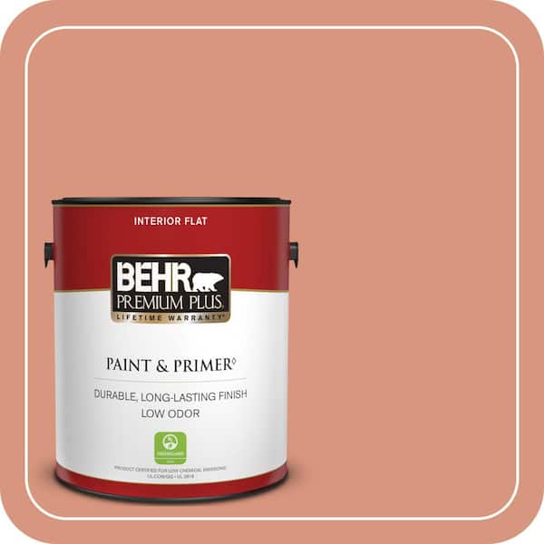 BEHR PREMIUM PLUS #BIC-17 Tropical Blooms Enamel Low Odor & Primer (2)