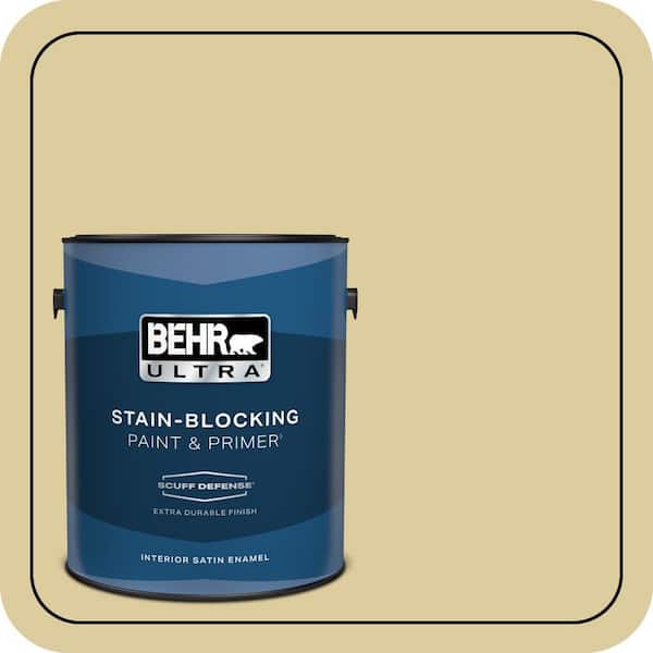 BEHR ULTRA 1 gal. #PPU8-11 Mojito Extra Durable Satin Enamel Interior Paint & Primer (2)