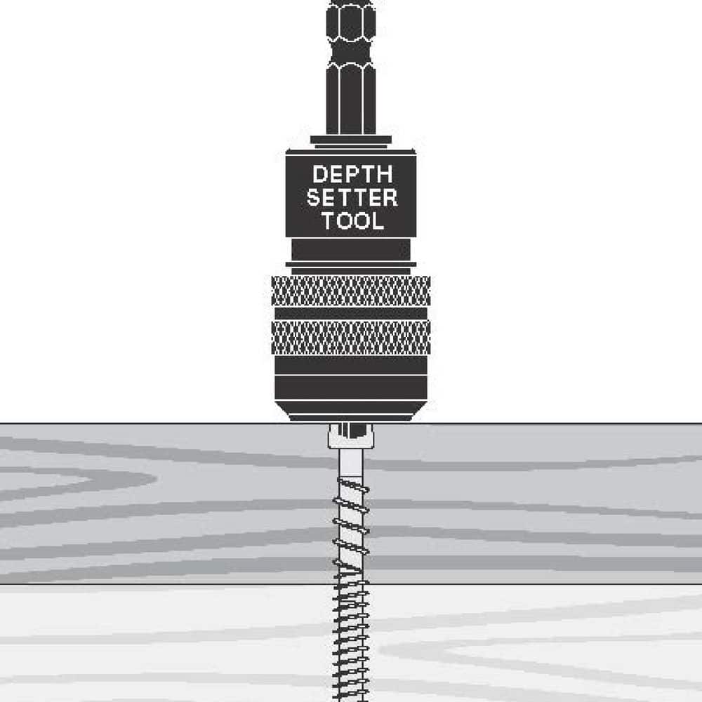 Deckorators Starborn Smart-Bit Depth Setter Tool for Color-Matched Deck Screws (2)