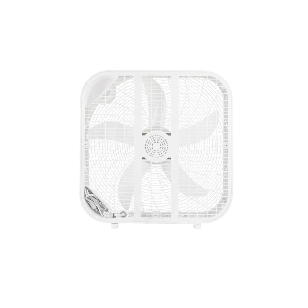 VISIONAIR 20 in. Weather-resistant Box Fan, White (2)
