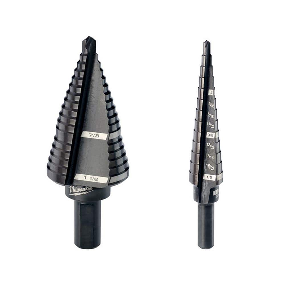 Milwaukee SHOCKWAVE Impact Duty Step Bit Kit with Right Angle Drill Adapter