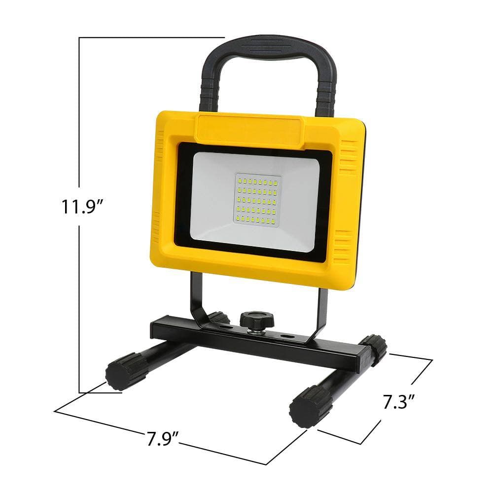 Feit Electric 2000 Lumens ProSeries Ultra Bright Flood IP65 Weatherproof 5000K Plug-in Portable H-Stand LED Work Light (2-Pack) (3)