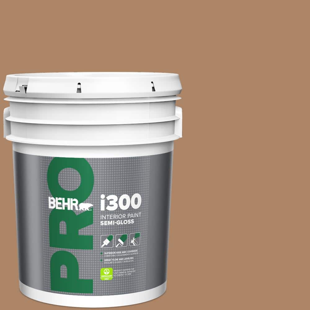 BEHR PRO 5 gal. #PMD-51 Cardamom Semi-Gloss Interior Paint