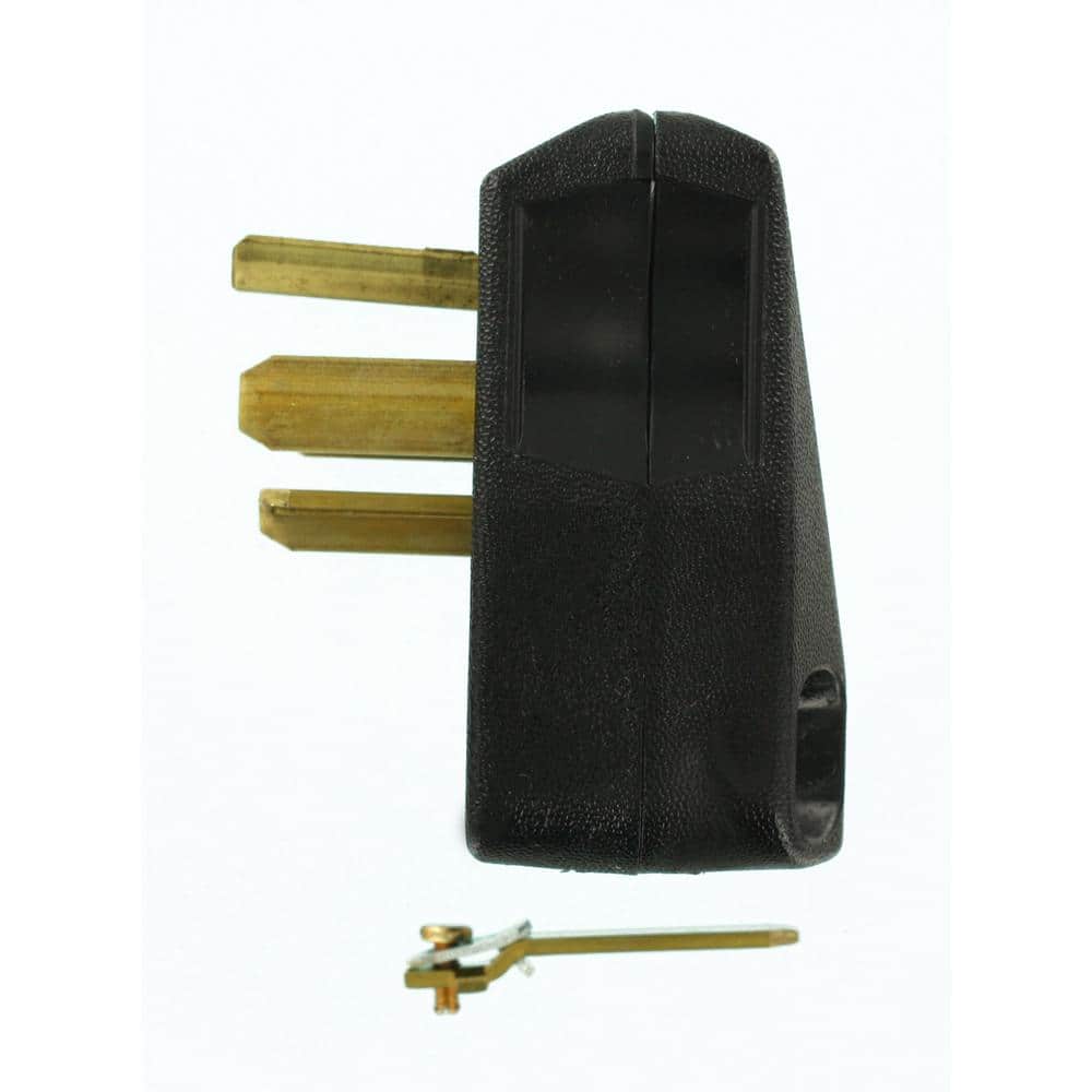 Leviton 30 Amp/50 Amp 3-Pole Angle Plug NEMA 14-30P/14-50P, Black 275-E (2)