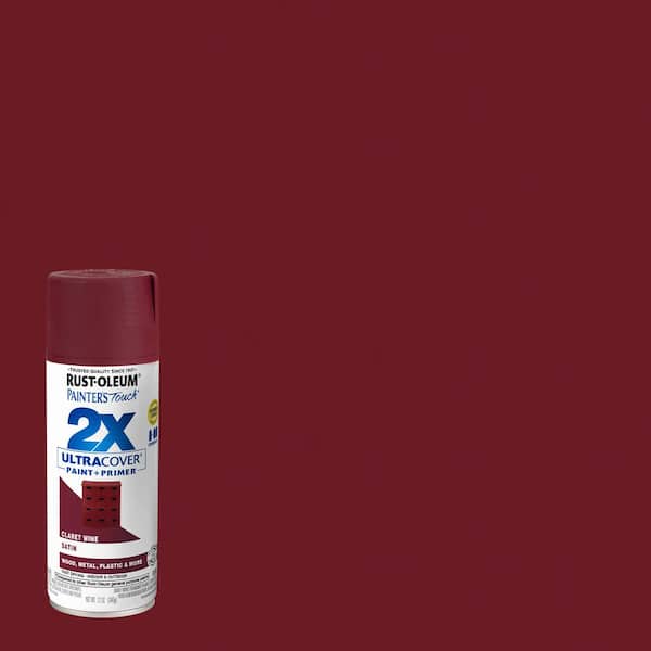 Rust-Oleum Painter's Touch 2X 12 oz. Satin Claret Wine General Purpose Spray Paint (2)