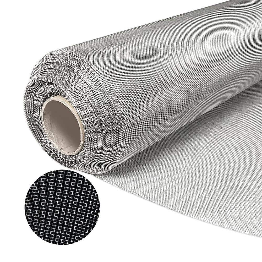 Angel Sar 3.92 ft. x 16.42 ft. 304 Stainless Steel Welded Wire 20-Mesh Air Vent Window Screen for Door Patio Cover, Cage Garden