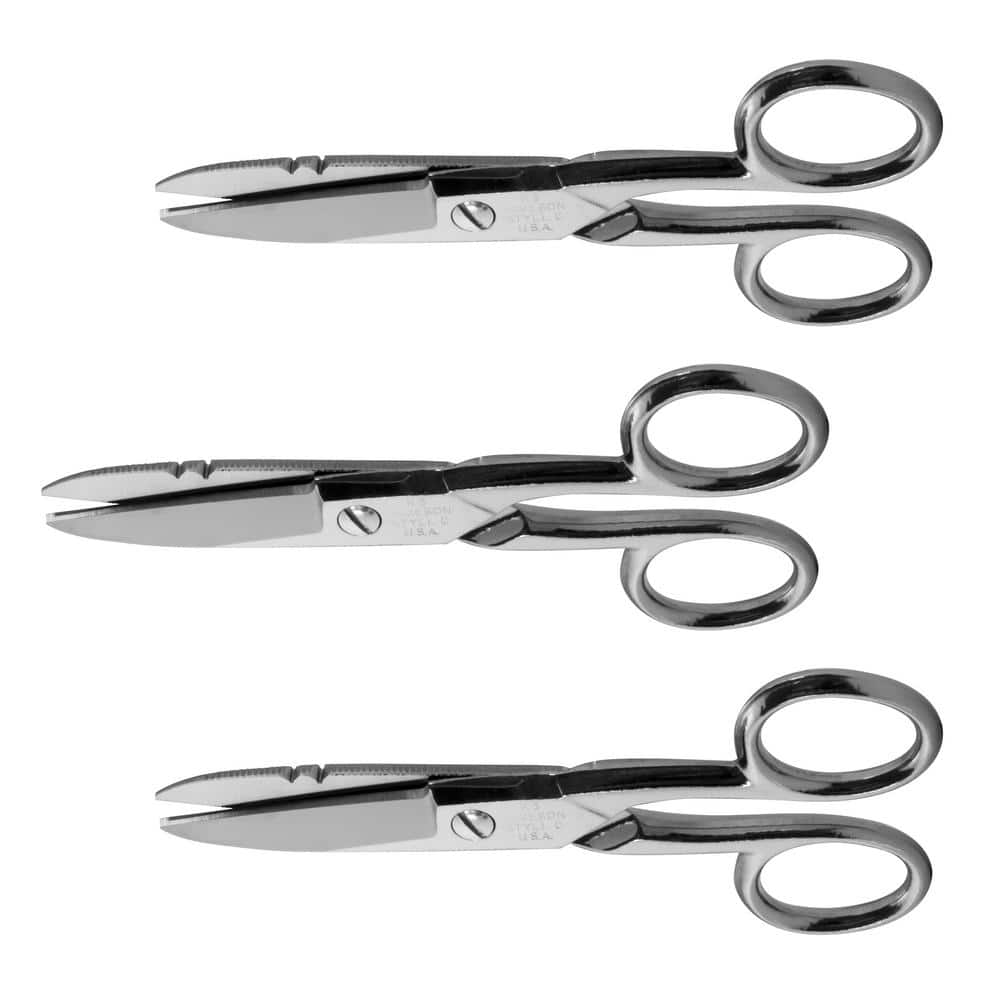 Jameson Electrician Splicer Scissors, 5-1/4 in. (3-Pack) (1)