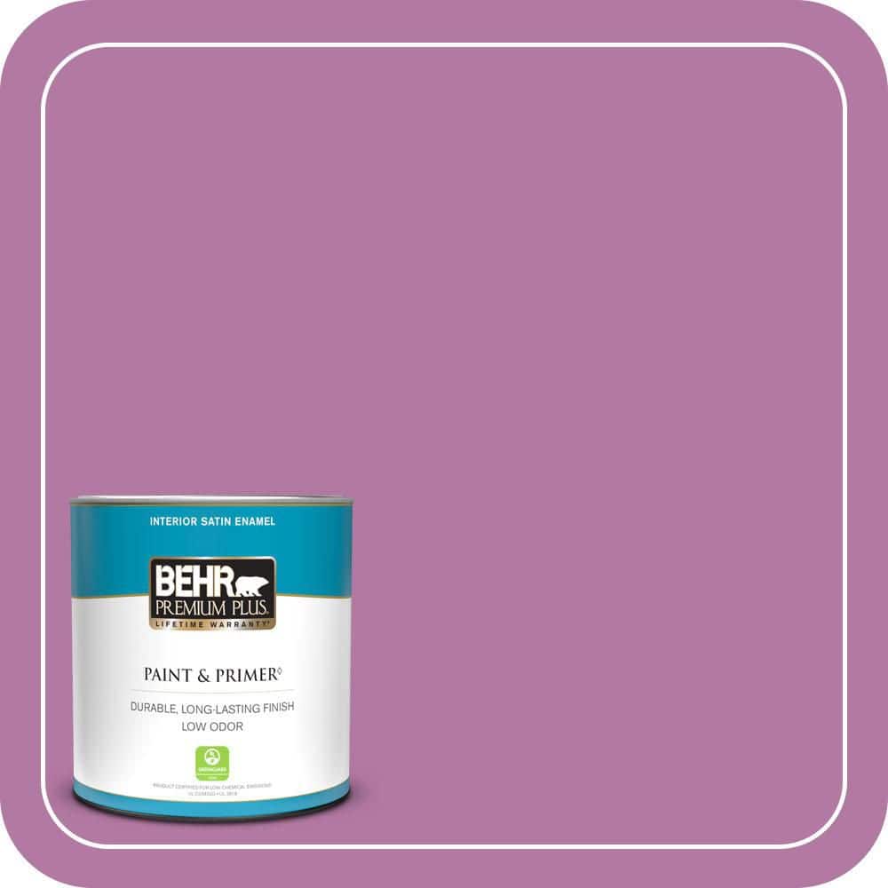 BEHR PREMIUM PLUS #HDC-SP16-11 Cactus Flower Enamel Low Odor & Primer (1)