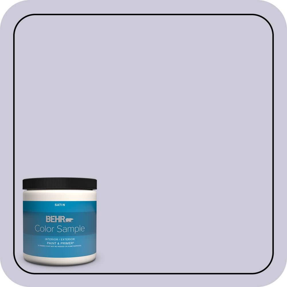 BEHR PREMIUM PLUS 8 oz. #S570-2 Magic Scent Satin Enamel Interior/Exterior Paint & Primer Color Sample