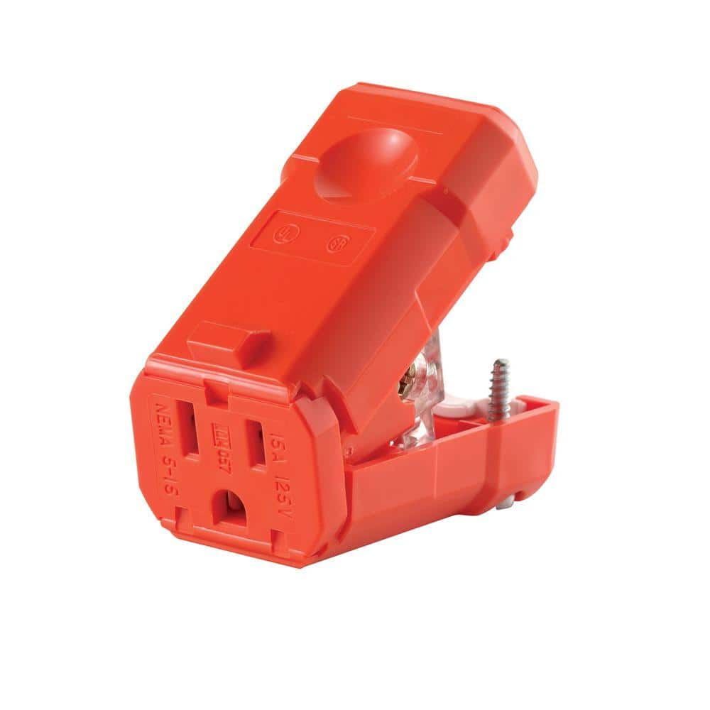 Leviton 15 Amp Python Straight Blade Connector, 5259-BVO