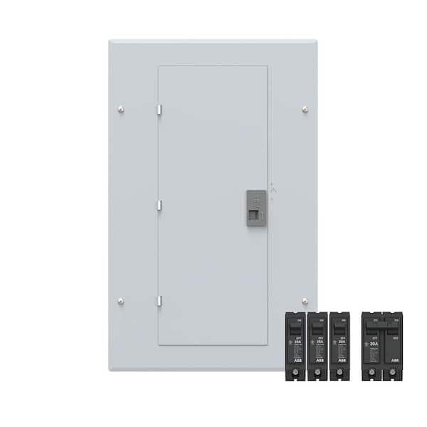 ABB 100 Amp 20-Space 40-Circuit Main Breaker Indoor Plug-On Neutral Load Center Value Pack (PAM2010PA)