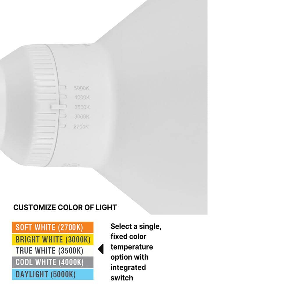 EcoSmart 150-Watt Equivalent PAR38 Dimmable CEC Dusk to Dawn LED Spot Light Bulb with Selectable Color Temperature (1-Pack) (3)