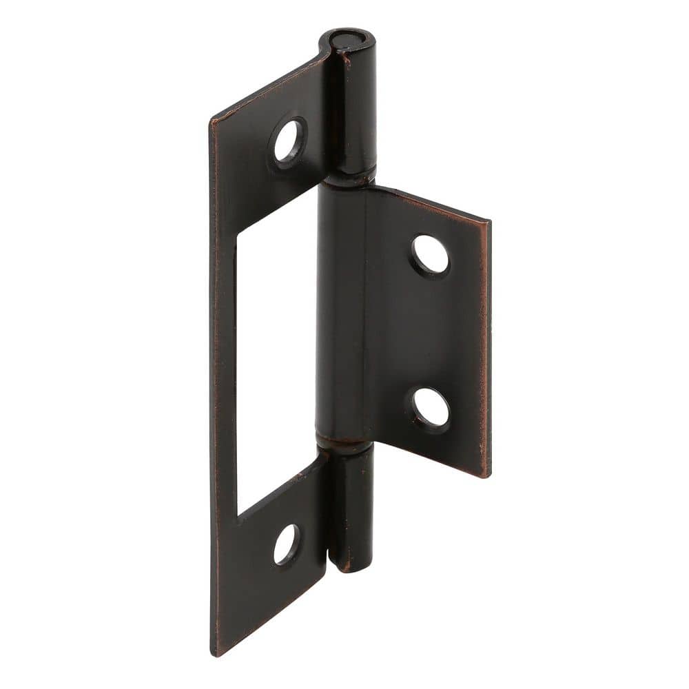Prime-Line Bi-fold Door Non-Mortise Hinge, Bronze (Single Pack) (1)