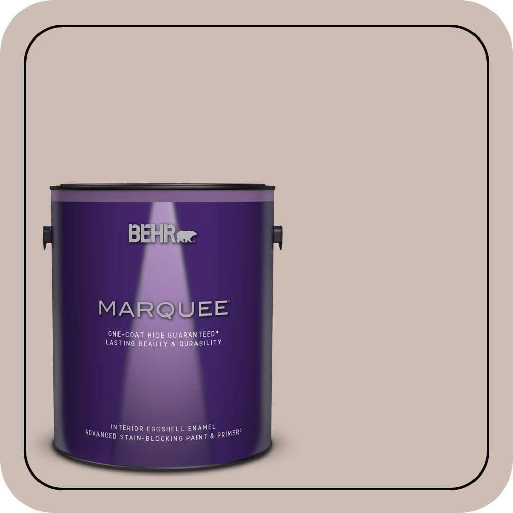 BEHR MARQUEE 1 gal. #N150-2 Smokey Pink Eggshell Enamel Interior Paint & Primer (1)