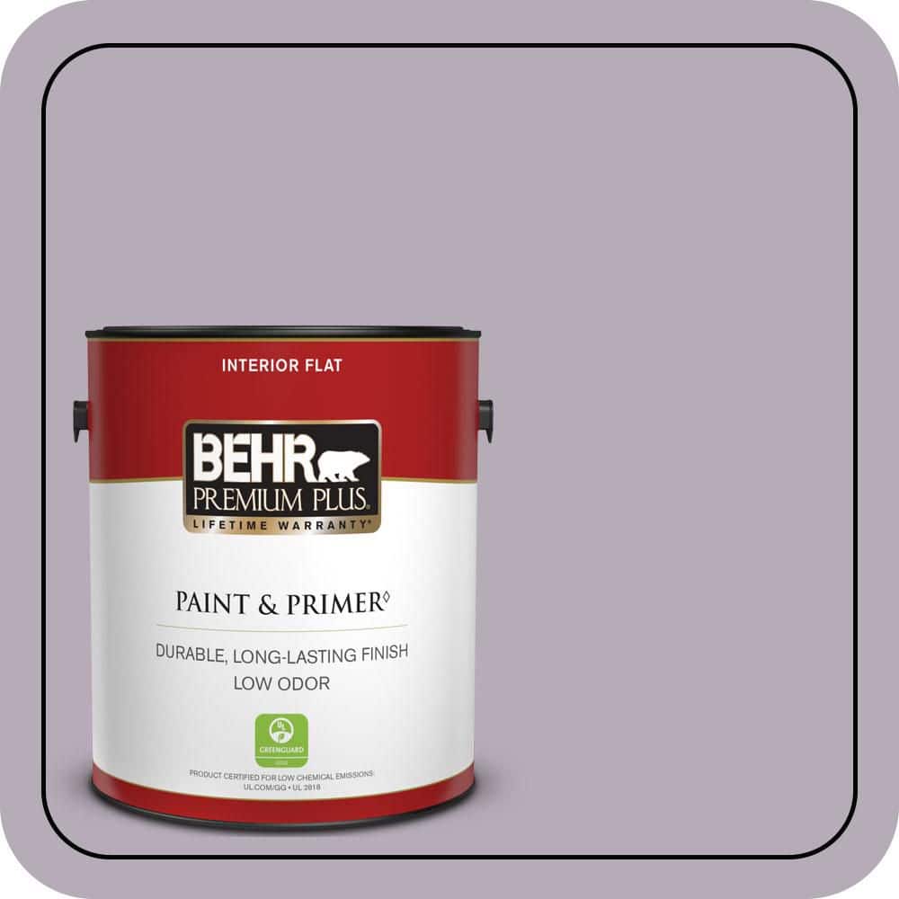 BEHR PREMIUM PLUS 1 gal. #MQ5-36 Audition Flat Low Odor Interior Paint & Primer