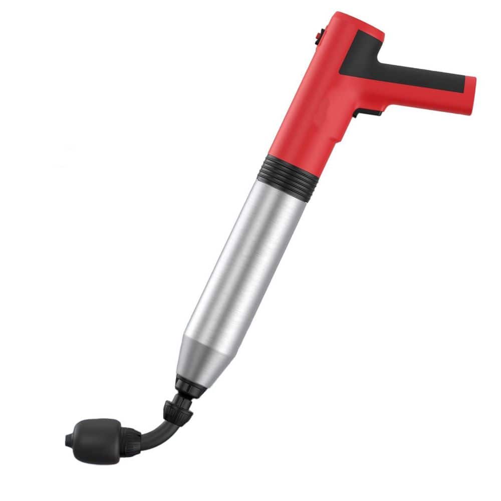 Helhom Electric Toilet Plunger, High Pressure Drain Unclogger, Heavy Duty Versatile Unclogging Tool for Bathroom, Floors