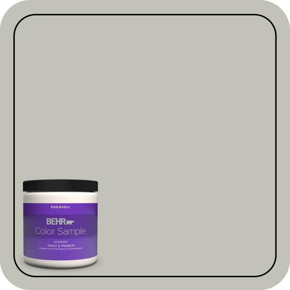 BEHR PREMIUM PLUS #PPU25-09 Foggy London Enamel Low Odor & Primer (1)