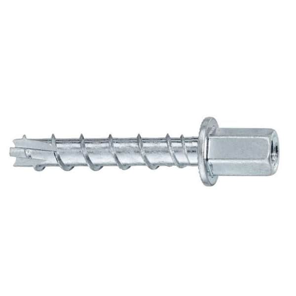 Hilti 1/4 in. x 1 5/8 in. I 3/8 in. KH-EZ Carbon Steel Hex Head Concrete and Masonry Screw Anchor (6-Piece) (2)
