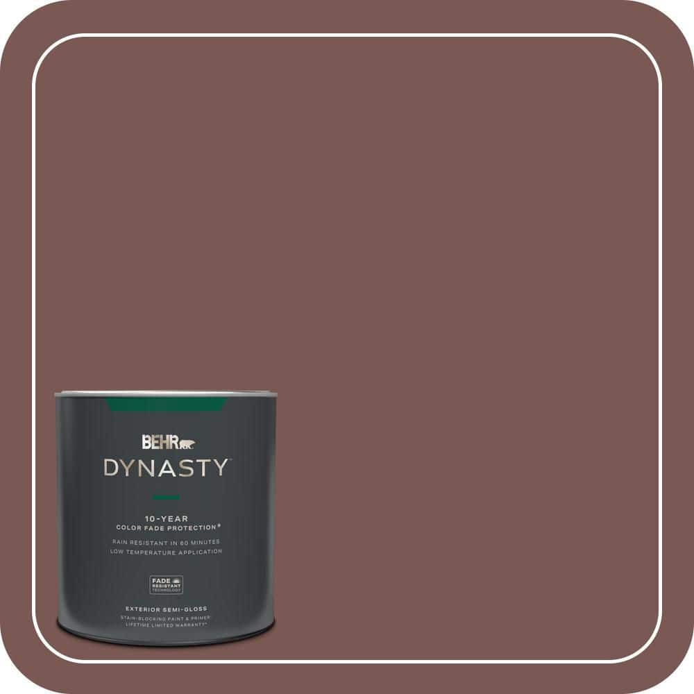 BEHR DYNASTY 1 qt. #700B-6 Sequoia Dusk Semi-Gloss Exterior Stain-Blocking Paint & Primer