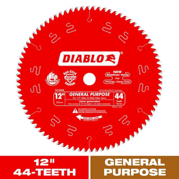 DIABLO 12in. x 44-Tooth General Purpose Saw Blade for Wood (2)