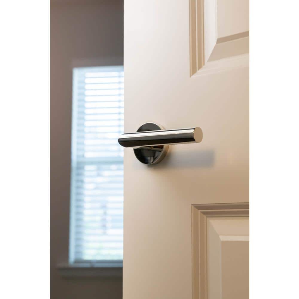 DELANEY HARDWARE Bravura Cary Solid Zinc Single Dummy Door Lever Satin Nickel w/ round trim (3)