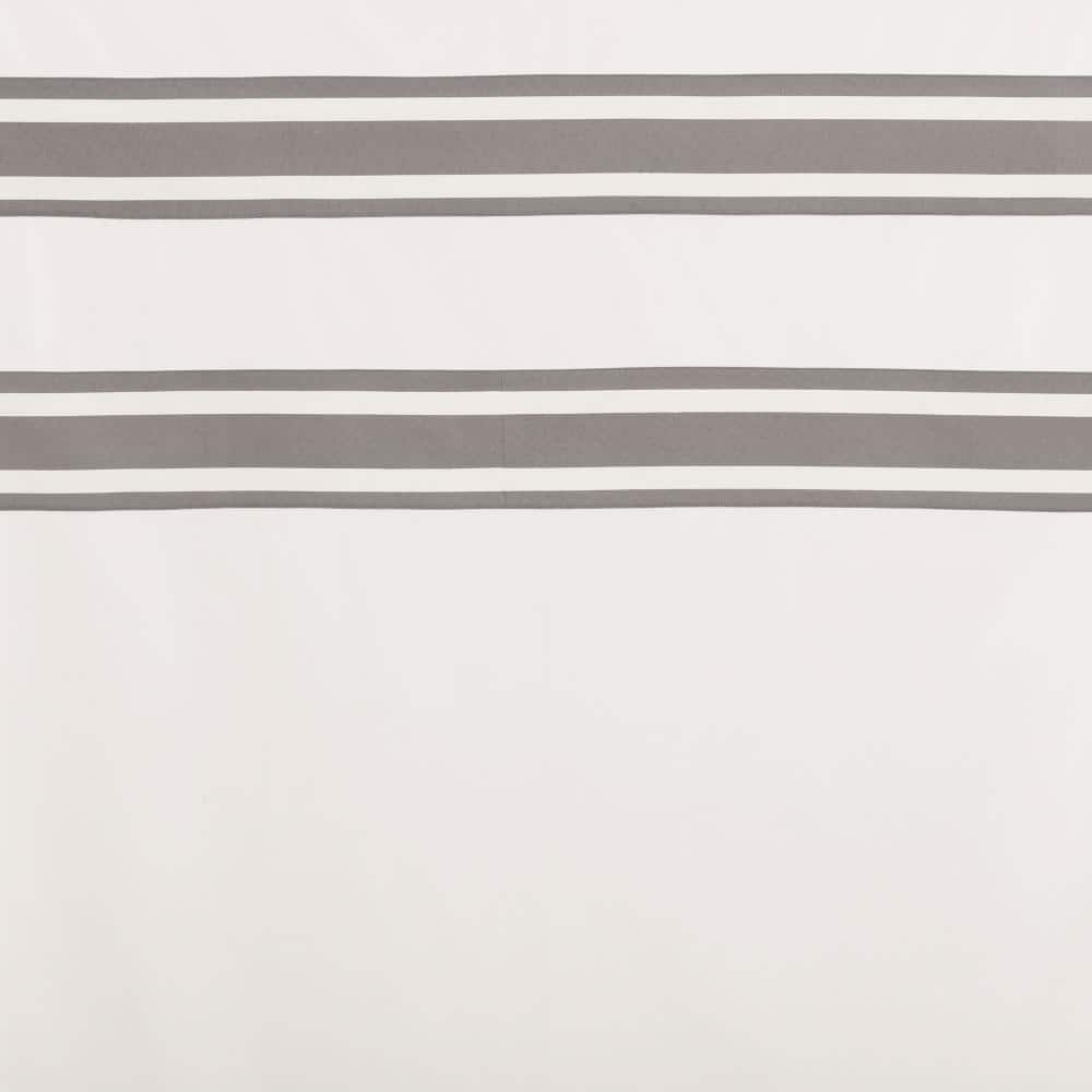 VHC Brands Silo Hill Charcoal Stripe Shower Curtain (3)