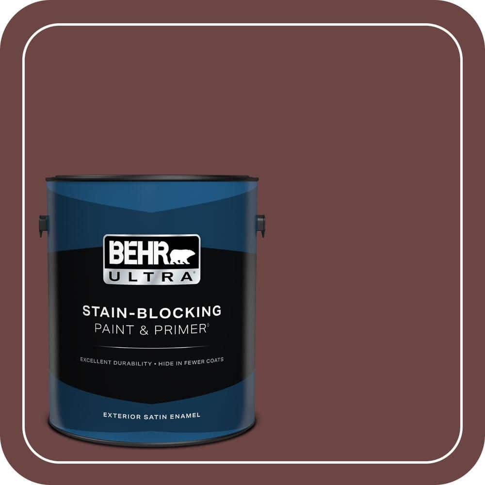 BEHR ULTRA 1 gal. #QE-08 Oxford Satin Enamel Exterior Paint & Primer (1)