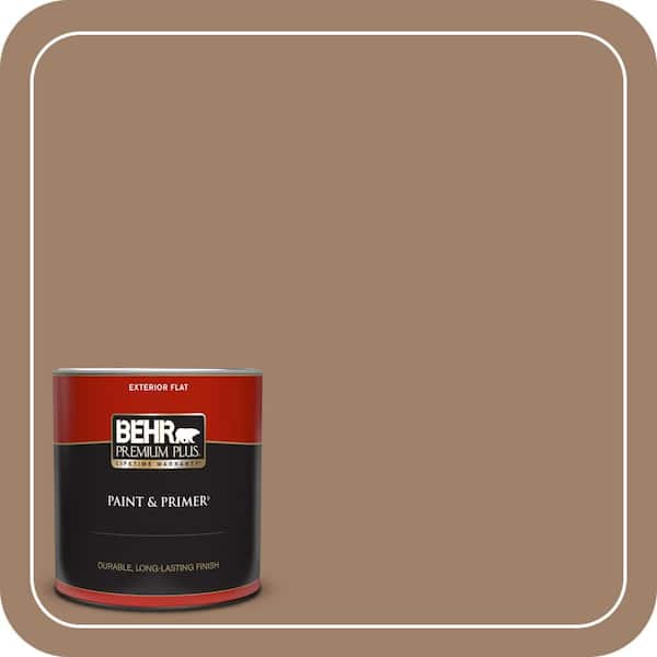 BEHR PREMIUM PLUS #ECC-40-3 Seasoned Acorn Enamel Low Odor & Primer (4)