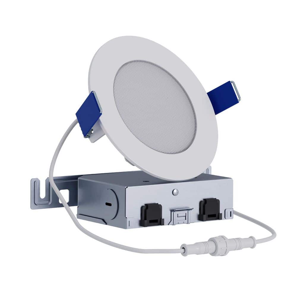 HALO 1-Pack 4 in. Selectable CCT for Use in New Construction, Remodel and Retrofit Installation, Integrated LED Downlight (1)