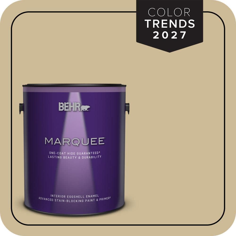 BEHR MARQUEE 1 gal. #MQ2-22 Hayloft One-Coat Hide Eggshell Enamel Interior Paint & Primer