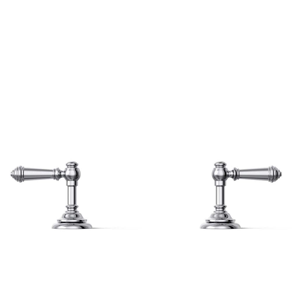 KOHLER Artifacts Bathroom Sink Lever Handles in Polished Chrome (1)